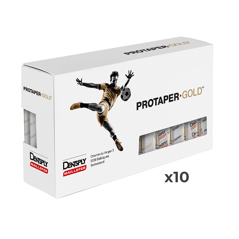 Regalo Dentsply 10 blisters de ProTaper Gold surtido 25 mm Cx6 por la compra de 20 blister DentsplySirona - 