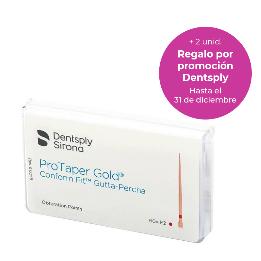 Regalo Dentsply 2 cajas ProTaper GOLD Conform Fit GP  F2  por la compra de 4 cajas  DentsplySirona - 