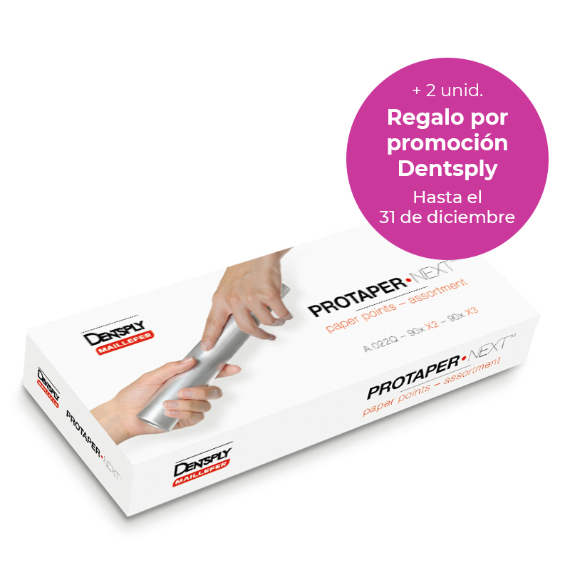 Regalo Dentsply 2 cajas Punta papel Protaper Next X2 por la compra de 4 cajas  DentsplySirona - 