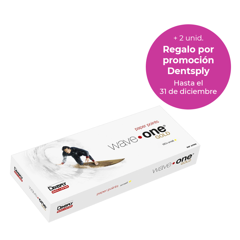 Regalo Dentsply 2 cajas Puntas papel WaveOne Gold Primary  por la compra de 4 cajas  DentsplySirona - 