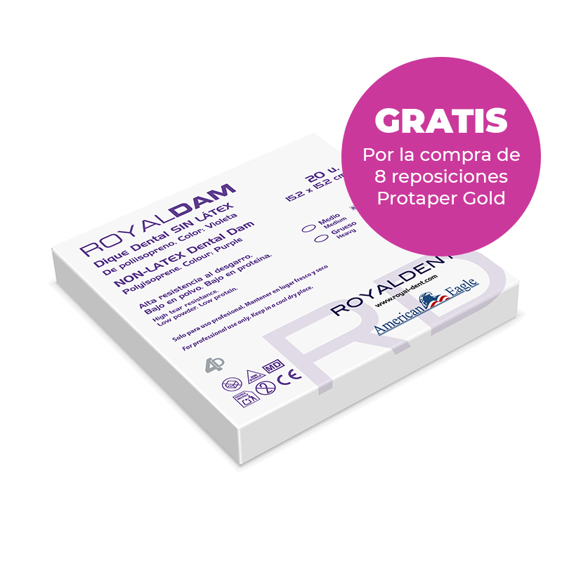 Regalo Dique de goma Biodan NO-Látex Medium Violeta Royal Dent - 