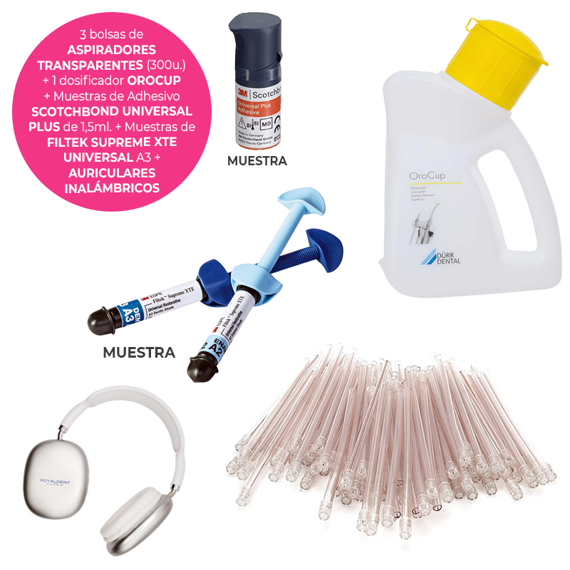 Gratis Auriculares + artículos de Gratis por compra superior a 1200 Euros netos Royal Dent - 