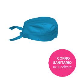 Gratis Gorro Sanitario Azul celeste royal - 