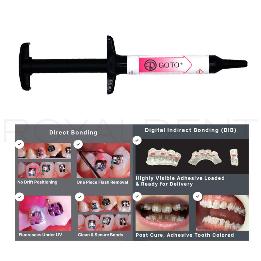 GoTo adhesivo Rosa con cambio de color Relliance Orthodontics - 1 jeringa de 4 grs
