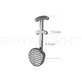 Botón lingual redondo con múltiples ganchos , ideal mini implantes Astar - 10 unidades