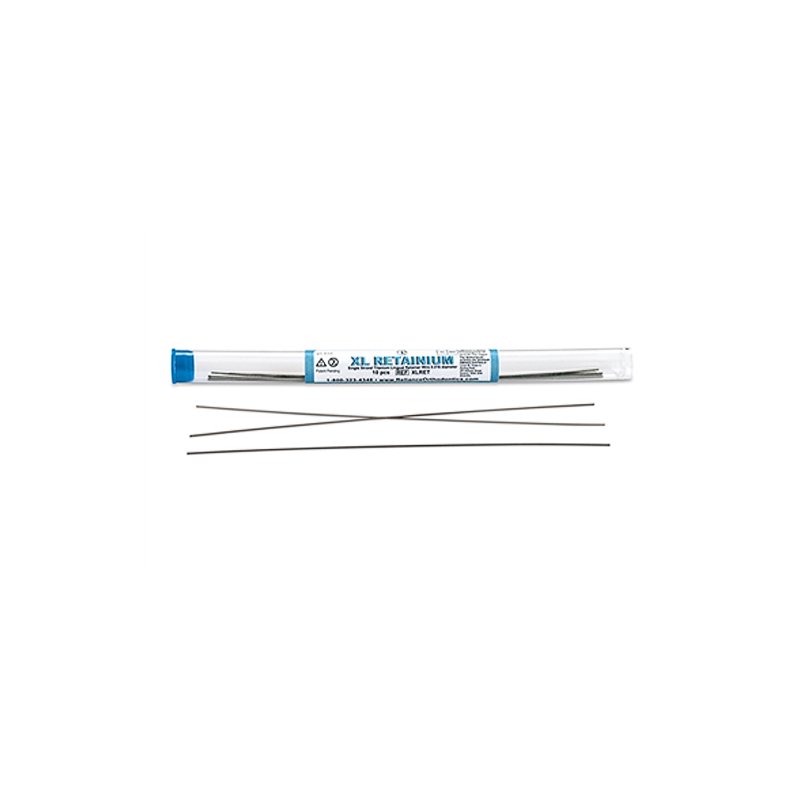 Retanium Alambre XL no níquel Reliance Orthodontic - 10 tiras de 15cm