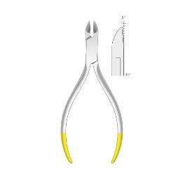 Alicate corte ligadura LX-91 puntas carburo tungsteno  Bontempi - Hasta 0,4 mm redondo, 0.56 x 0.71 mm rectangular y tiwst 0,53 x 0,61 mm.