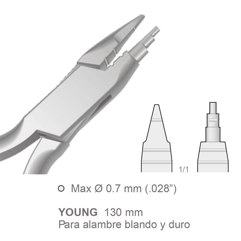 Pinza de YOUNG DP-73  Bontempi - Para hilo 0,7