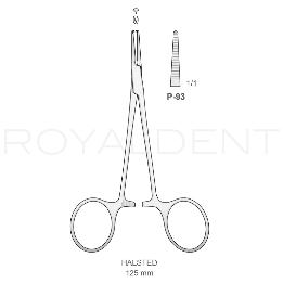 Halstead recta P-93 con diente Bontempi - 12 cm.