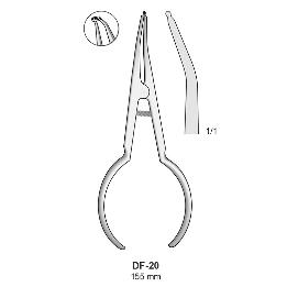 Pinza para ligaduras, estira elásticos DF-20  Bontempi - 12,5 cm.