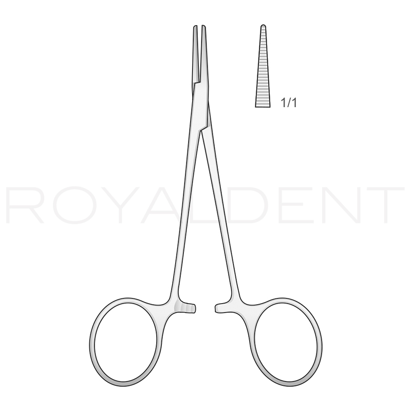 Pinza Haldstead Mosquito Recta P-91   Bontempi - Unidad.12,5 cm