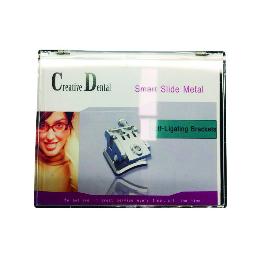  1 caso autoligado metal Smart-Slide Roth 022 Royal Dent - 20 brackets con bola en caninos y premolares. 