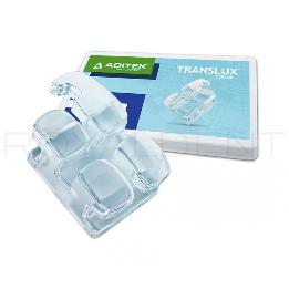1 Caso Brackets Ceramic Translux MBT 0,22 Aditek - 20 brackets 3.4.5 con bola