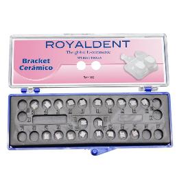 1 caso cerámica Roth 022 20 brackets con bola en caninos y premolares, American Eagle-Royal Dent - 