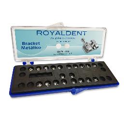 1 caso de metal Mini-Roth 018 American Eagle-Royal Dent - 20 brackets con bola en caninos y premolares,