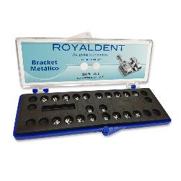 1 caso metal  Mini-Roth 022  American Eagle-Royal Dent - 20 brackets con bola en caninos y premolares,