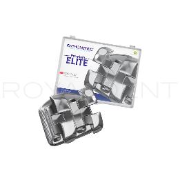 Brackets Roth 0.22 Elite premium 3.4.5 con gancho reposición Orthometric - 5 unidades 