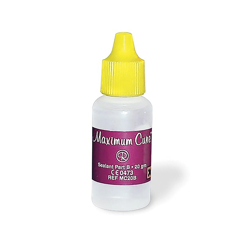 Maximum cure- sellador  - Parte B - Tapón Amarillo Reliance - 1 botella de 20grs