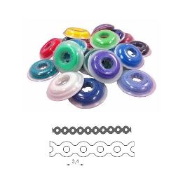 Cadeneta corta/estrecha libre de látex Orthometric - Bobina de 5 metros