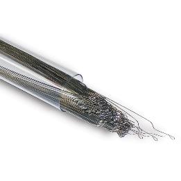 Ligaduras largas metálicas de 0.12 Astar - 100 unidades  15.5cm