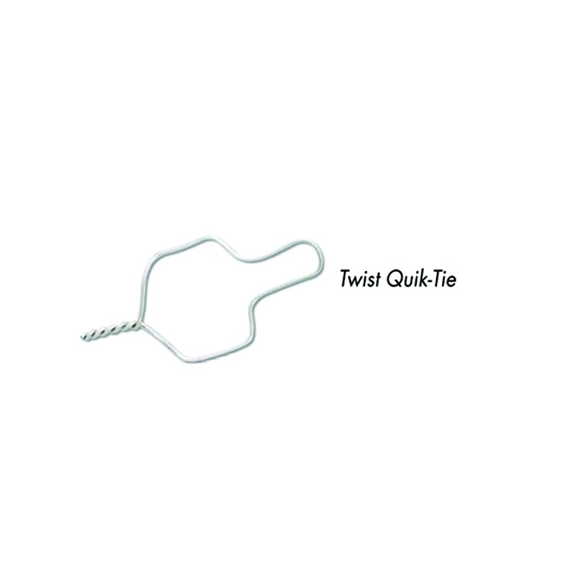 Twist Quik-Tie Royal Dent - 1000 unidades.