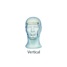 Máscara facial con regulación vertical. Leone - Solo en color Beig.