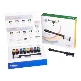 Limas FitStrip™ Universal Kit FPSK04  sistema contorneado y acabado interproximal Garrison - Contiene: 10 tiras (1 de una cara y 1 de doble cara por cada granulación–5 tamaños de grano) 2 mango