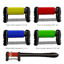 Limas FitStrips dos lados reposición ECO  Garrison - 10 tiras de doble cara + 2 mangos