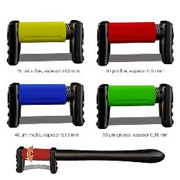 Limas FitStrips un lado reposición ECO  Garrison - 10 tiras de una cara + 2 mangos