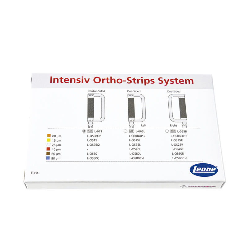 Kit Ortho-Strips doble cara KL-OSSET02/6 Intensiv - Contiene 6 unidades: KL-015/KL-025/KL-040/KL-060/KL-OS80C/KL-OSO80P
