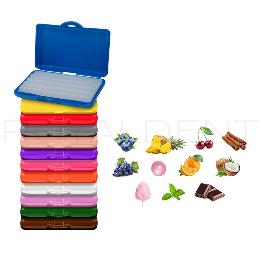 Cera protectora con sabores surtido  Royal Dent - 50 cajas de 5 unidades.