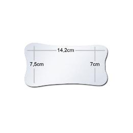 Contrastadores Espejo fotografia Oclusal grande, superficie de Cromo MZP572 Royal Dent - 