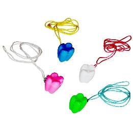 Collar para guardar dientes colres surtidos Royal Dent - 100 unidades, 25 cada color: azules, blancos, rosas y verdes