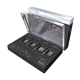 Glassix Plus kit - 02-300 Nordin - Contiene: 20 postes ( 5 de cada medidas del 1 al 4 ) + 4 taladros y fresa piloto. 