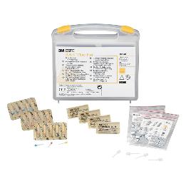 Relyx Fiber Post kit intro Solventum - 15 postes ( 5 de cada uno ) + 4 fresas + 20 cánulas de alargamiento.