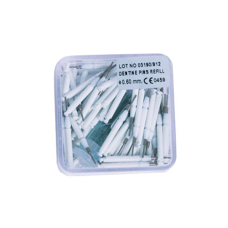 Pins titanio Nordin - Caja de 100 unidades + 4 drills.