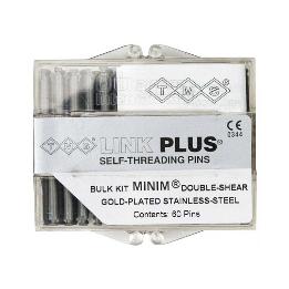 Pins Mini doble L-732 Whaledent - Caja de 60 unidades. 