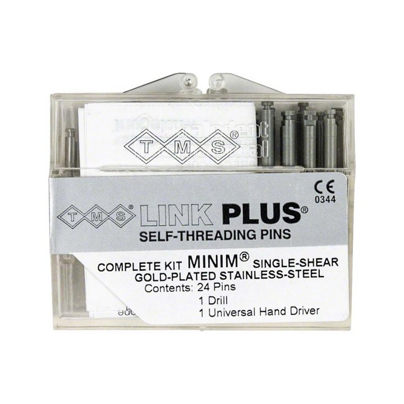 Pins Minin L-721 Whaledent - Caja de 24 unidades + 1 drill. 