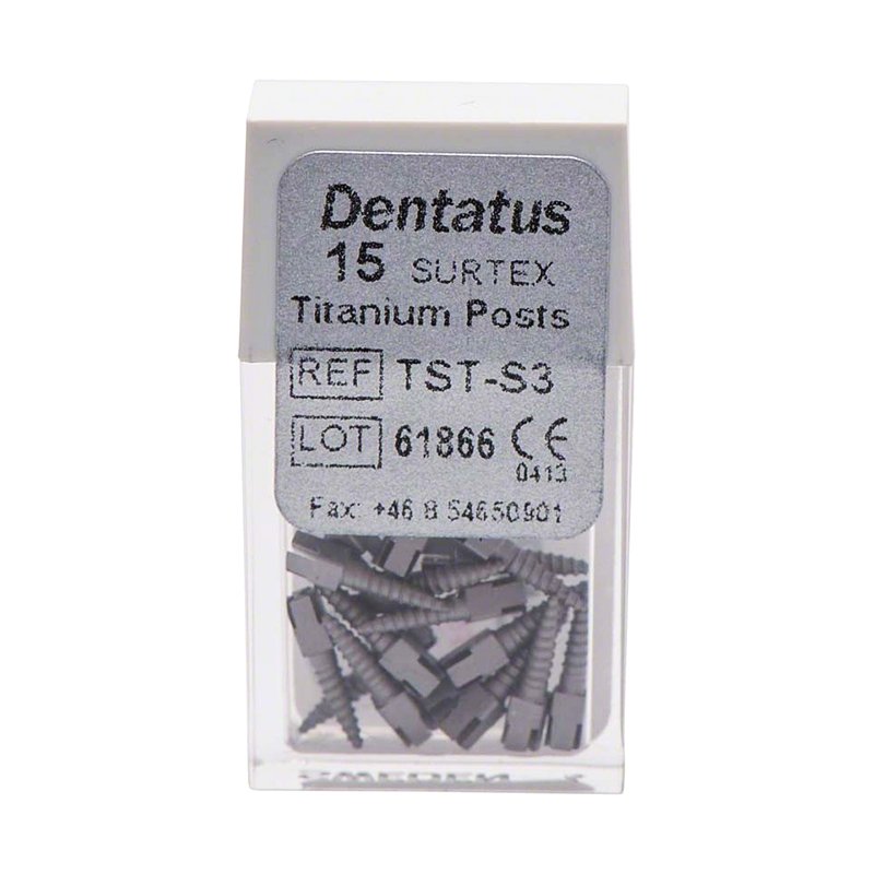 Dentatus Titanio arenados Dentatus - Caja de 15 unidades.
