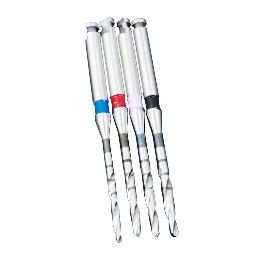 Drills ParaPost Taper Lux Whaledent - Caja de 3 unidades.