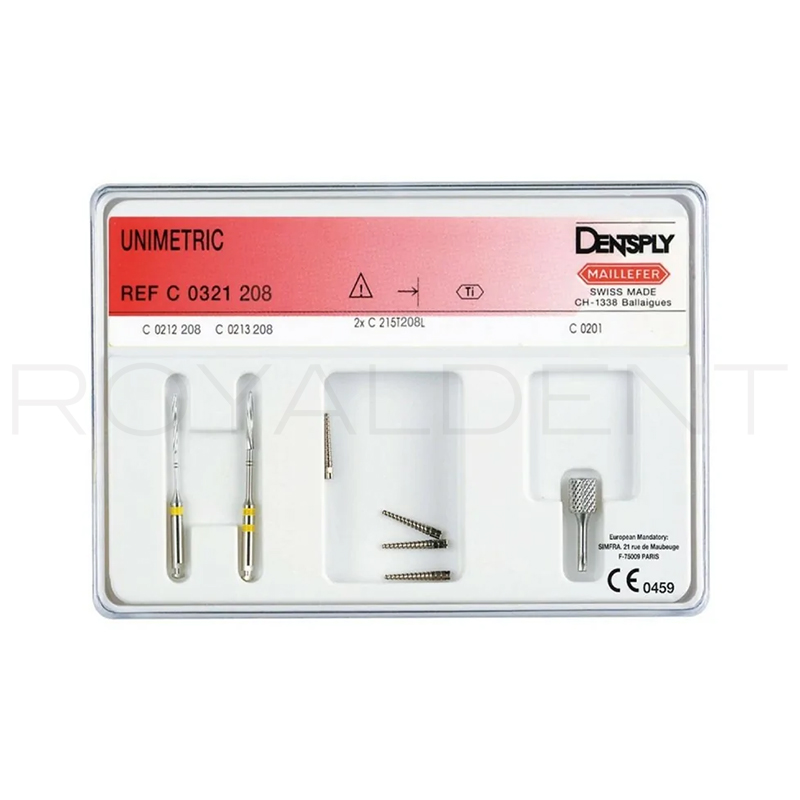 DEMO KIT UNIMETRIC 208, incluye llave unimetric Dentsply Sirona - 