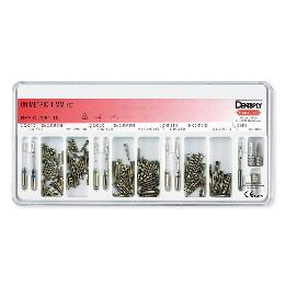 Unimetric Kit diámetro 1 mm Dentsply Sirona - 120 unidades + 7 fresas y accesorios.