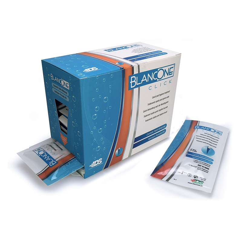 Blancone Click Cx10 (5001) Laboratorios Inibsa - 10 jeringas de 0,75 ml PH 6% + 10 jeringas activadoras de 0,25 ml + accesorios