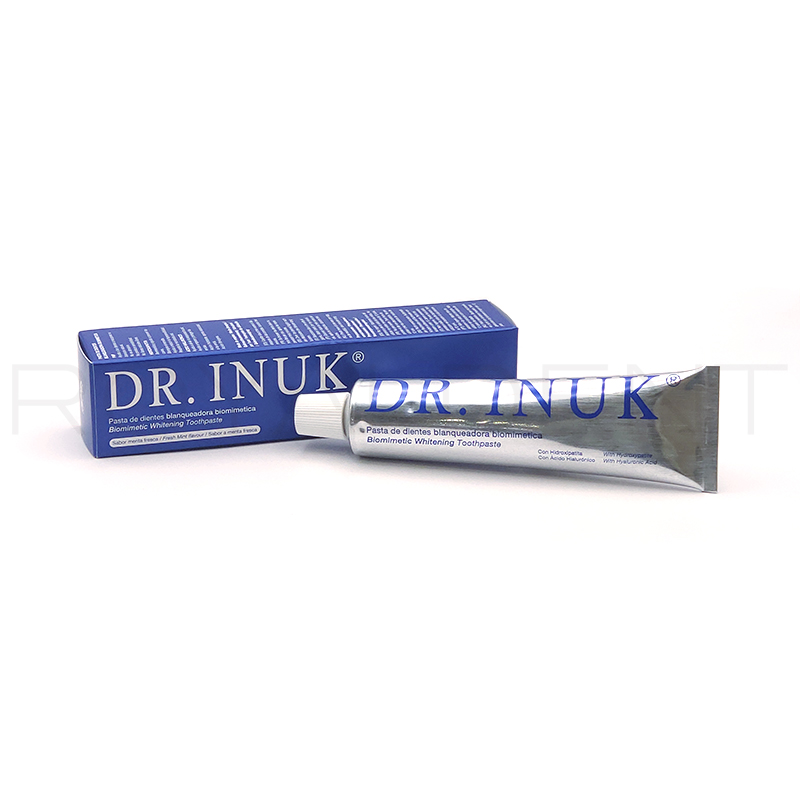 Pasta de Dientes Blanqueadora Biomimética Dr.INUK con hidroxiapatita DR.Inuk - 1 Tubo de 75ml