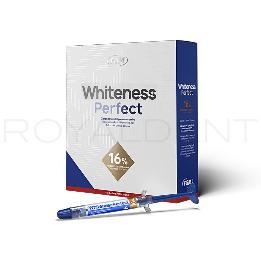 Blanqueamiento Whiteness Perfect Peróxido de carbamida  FGM - 5 Jeringas de 3 grs + 2 planchas para férulas, porta-férulas  y 5 cánulas aplicadoras