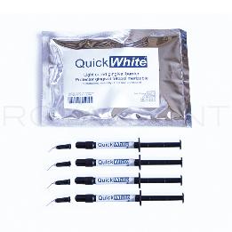 Resina Protector Gingival  Quick White - 4 jeringas de 1,2 gr.  - 4 puntas