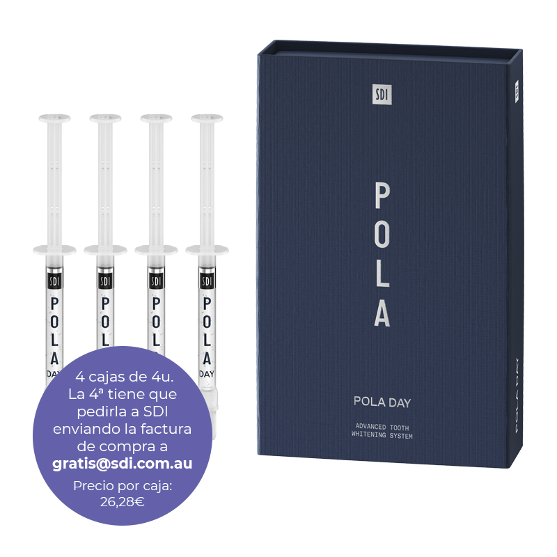 Oferta especial: 4 Pola Day 6% mini kit ( 1 enviado desde SDI ) SDI - 4 Pola Night 10% mini kit  ( 1 enviado desde SDI )  . Una de ella pedir a gratis@sdi.com.au