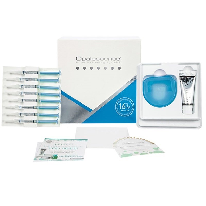 Blanqueamiento opalescence ECO Regular Ultradent - Peróxido de carbamida con nitrato de potasio y Flúor 40 jeringas x 1,2 ml