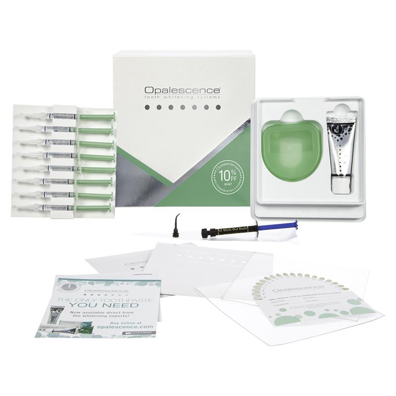 Blanqueaniento Opalescence PF mint doctor kit Ultradent - Peróxido de carbamida con Nitrato de Potasio y flúor. 10 o 16%