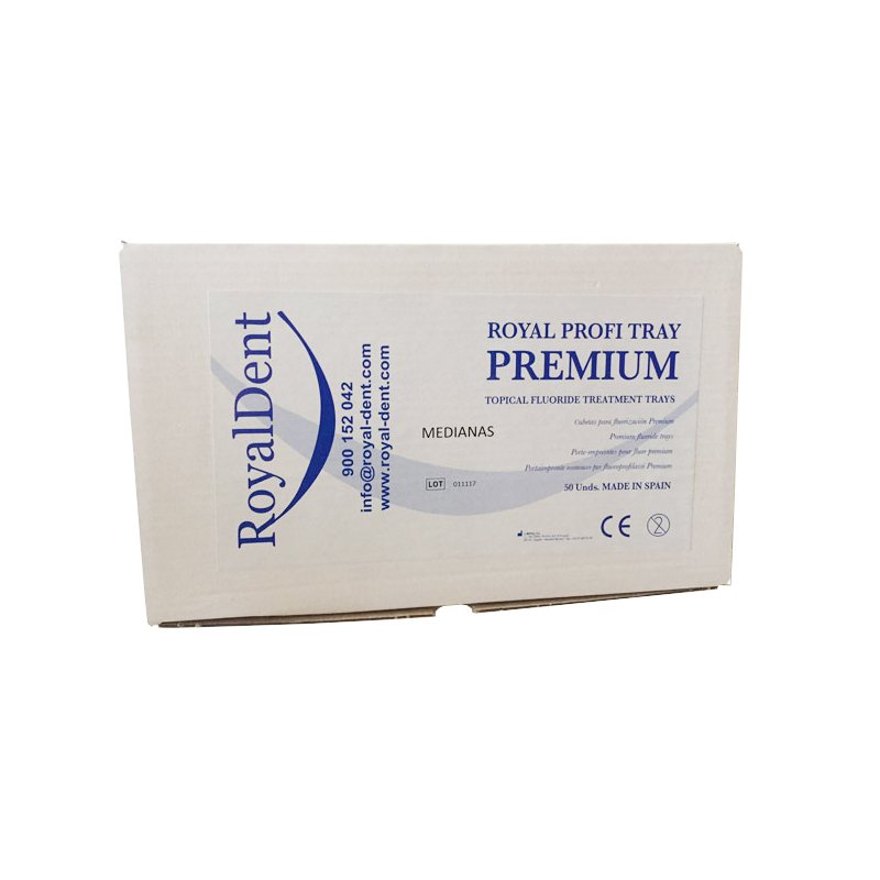 Cubeta flúor Premium Royal Dent - 50 unidades